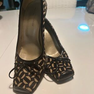 Massimo Baldo Italy Black and Tan Women's Shoes 6.5